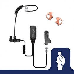 Hawk Lapel Mic with Quick Release Adapter for Motorola