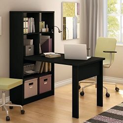 South Shore Work Table for 2 and Storage Unit Combo