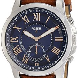 Fossil Q Men's Grant Stainless Steel and Leather