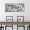 American Art Decor Thankful, Grateful, Blessed Vintage