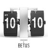 Betus Retro Style Flip Desk Shelf Clock