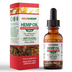 Hemp Oil for Pain Relief -1000 mg Full Spectrum Extract