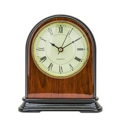 Fireplace Wood Antique Vintage Clock