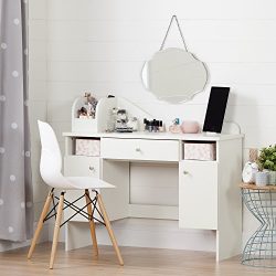 South Shore Make-up Dressing Table with 2 Doors