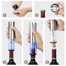 Zupora Electric Wine Opener, Rechargeable Cordless