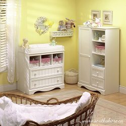 South Shore Savannah 2-Drawer Changing Table, Pure White