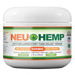 Hemp Oil for Pain Relief - Organic Cream 500mg
