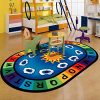 USTIDE Vibrant Alphabet Educational Playroom Rug