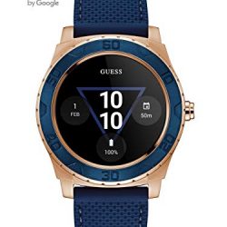 GUESS Men's Stainless Steel Android Wear Touch Screen