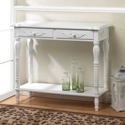 Accent Plus Antique-Look Traditional Hallway Table