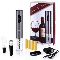 Hpory Electric Wine Opener Rechargeable Automatic