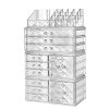 ZHIAI Acrylic Jewelry Makeup Drawer Organizer