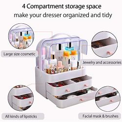 FAZHEN dust-Proof Makeup Organizer, Cosmetic and Jewelry