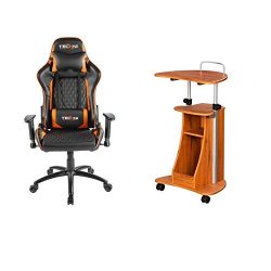 Set of 2 Mobile Laptop Gaming Stand and Chair