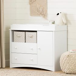 South Shore Peak Changing Table with 2 Drawers