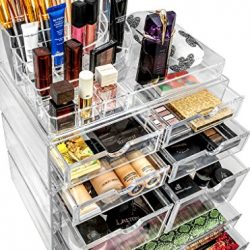 Sorbus Organiser Acrylic Cosmetics Jewelry Storage