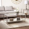 Southern Enterprises Paschall Cocktail Table, Silver