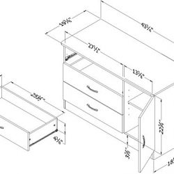 Bedroom with South Shore Libra Dresser - Ample Storage and Modern Design for a Clean and Personalized Space