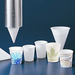 Solo 8 oz White Paper Cone Cups (Case of 2500)