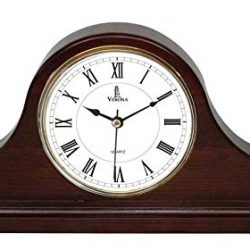 Best Mantel Clock, Silent Decorative Wood Desk Clock
