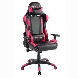 Techni Mobili Sport Office-PC Gaming Chair in Pink