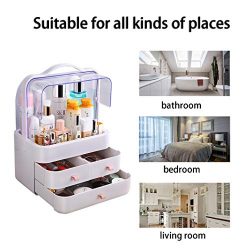 FAZHEN dust-Proof Makeup Organizer, Cosmetic and Jewelry