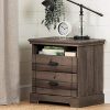 South Shore Avilla 2-Drawer Nightstand, Fall Oak