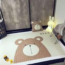 IHEARTYOU Baby Crawling Mat Cute Bear Play Carpet