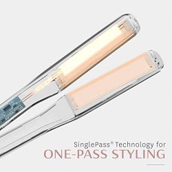 T3 - Singlepass X 1.5” Styling Iron (White & Rose Gold)