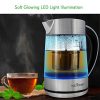 Digital Hot Water Glass Kettle - 1.7L Portable