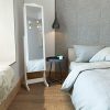 LANGRIA 10 LEDs Lockable Jewelry Cabinet