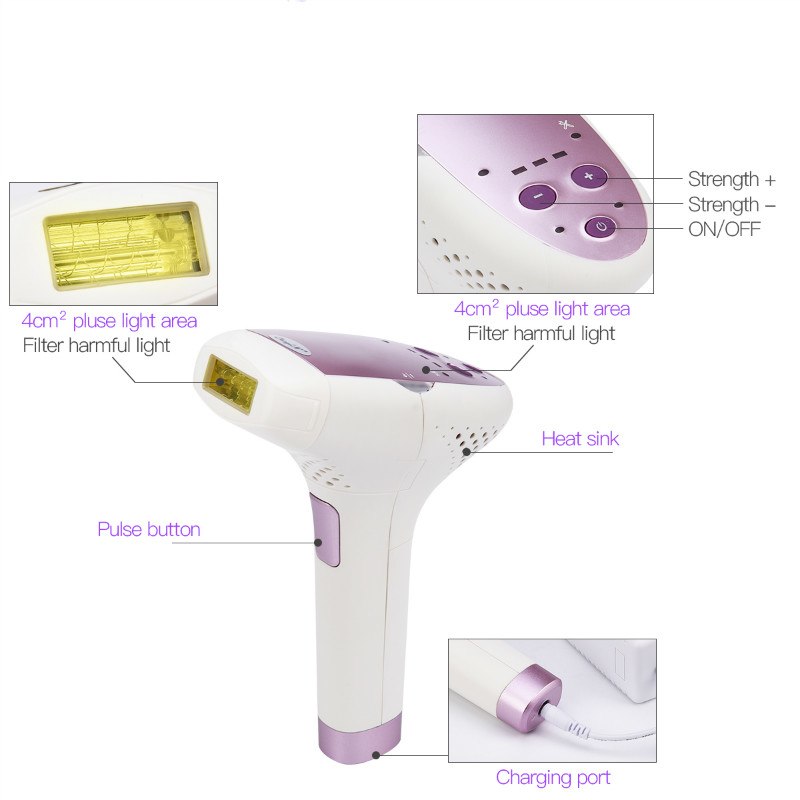 Safety Painless Permanent IPL Laser Hair Removal Machine Photon Pulsed Epilator Whole Body Handheld Laser Lady Shaver Razor S50 13