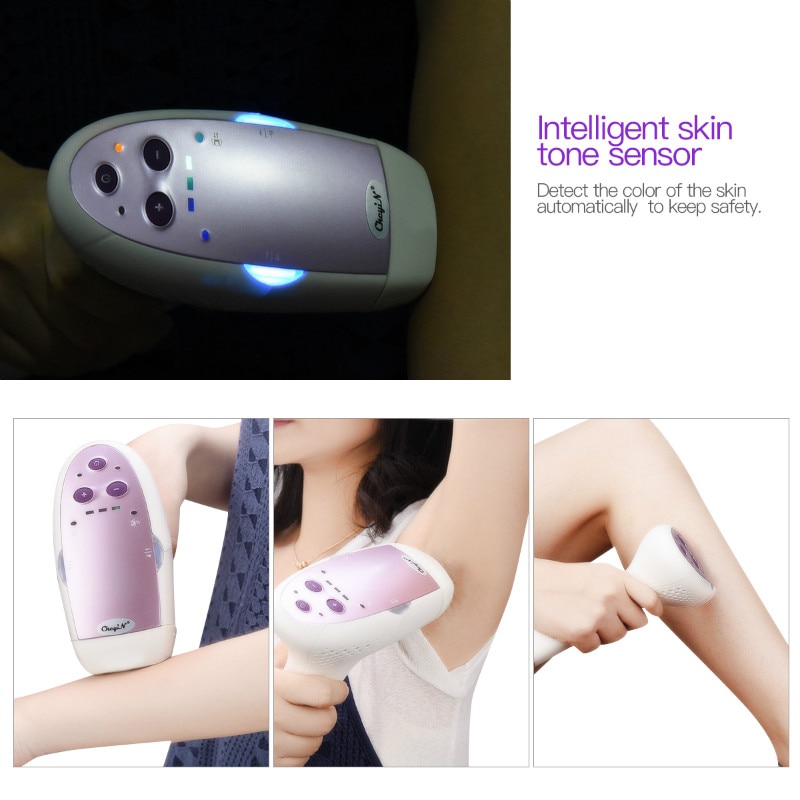 Safety Painless Permanent IPL Laser Hair Removal Machine Photon Pulsed Epilator Whole Body Handheld Laser Lady Shaver Razor S50 14