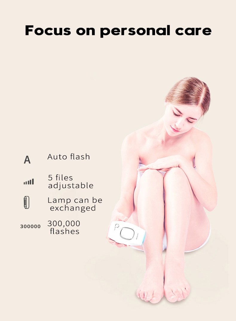 professional permanent IPL epilator 300000 flas laser hair removal electric photo women painless threading hair remover machine 19