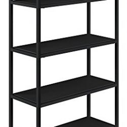 Novogratz Avondale 5 Shelf Bookcase Black