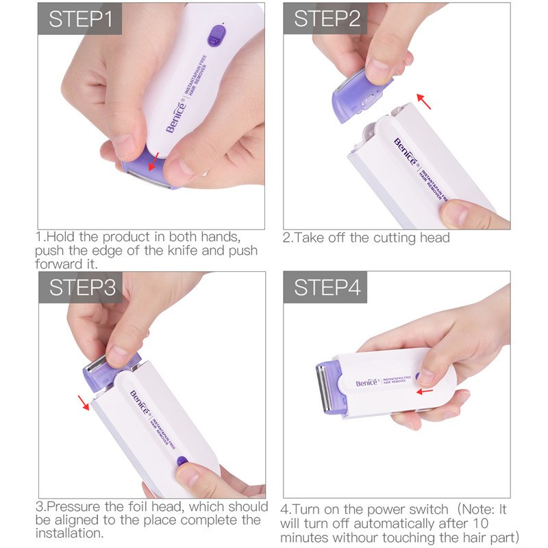 Mini Laser Hair Removal Machine Sense-Light Lady Shaver Epilator instant pain free Bikini Legs Face Body Electric Hair Remover36 12