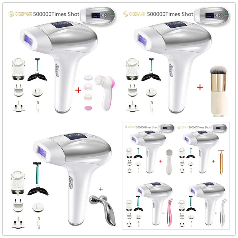 2018 depilador a laser for adult The Newest LCD 500000 times IPL epilator Permanent depiladora Laser Hair Removal Machine 11