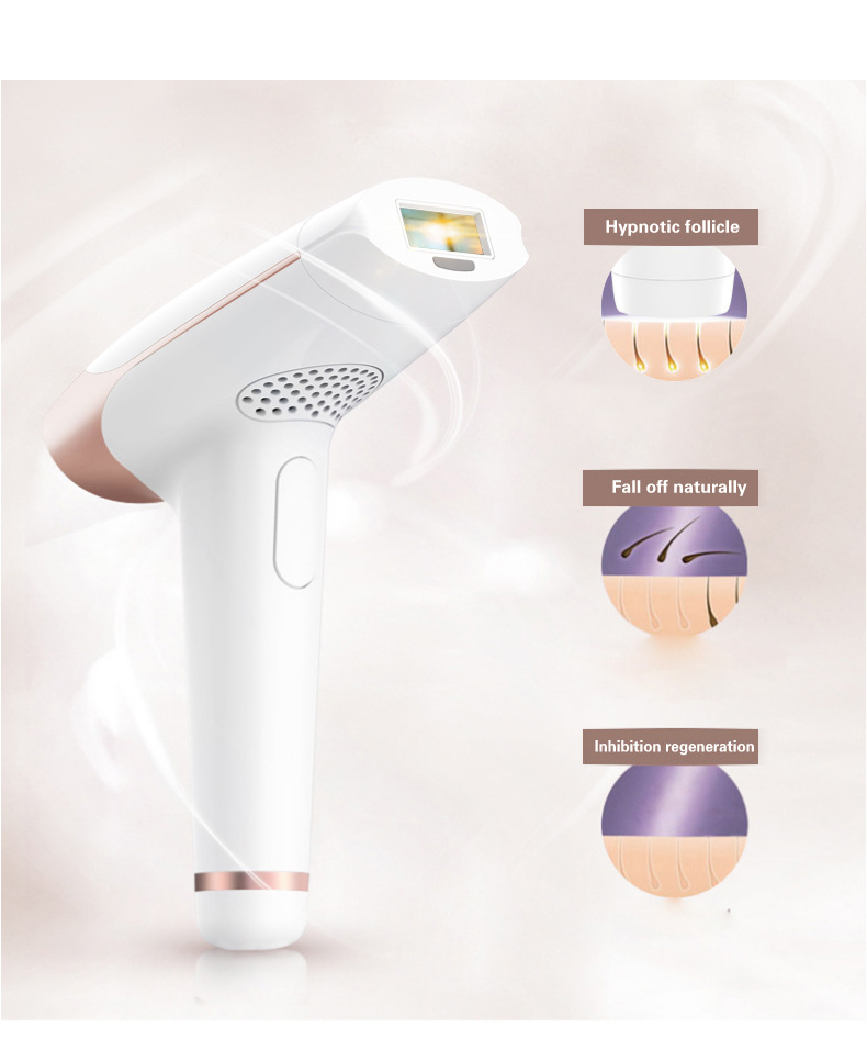3in1 700000 pulsed IPL Laser Hair Removal Device Permanent Hair Removal IPL laser Epilator Armpit Hair Removal machine 3