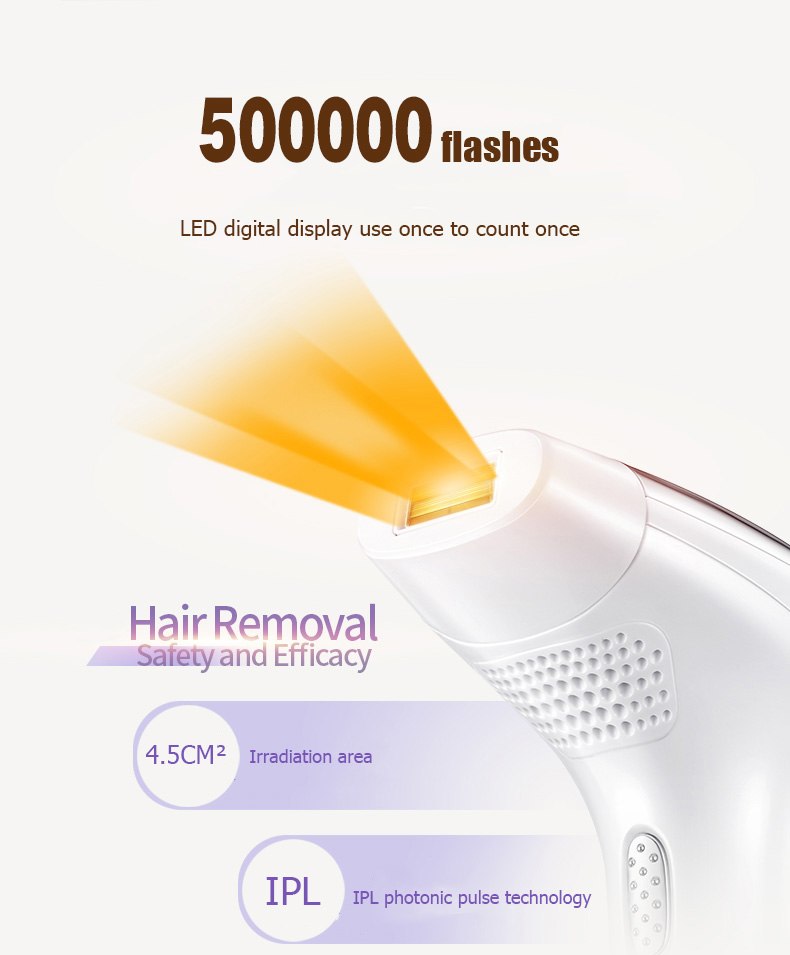 2018 depilador a laser for adult The Newest LCD 500000 times IPL epilator Permanent depiladora Laser Hair Removal Machine 23