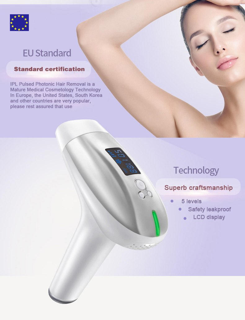2018 depilador a laser for adult The Newest LCD 500000 times IPL epilator Permanent depiladora Laser Hair Removal Machine 19