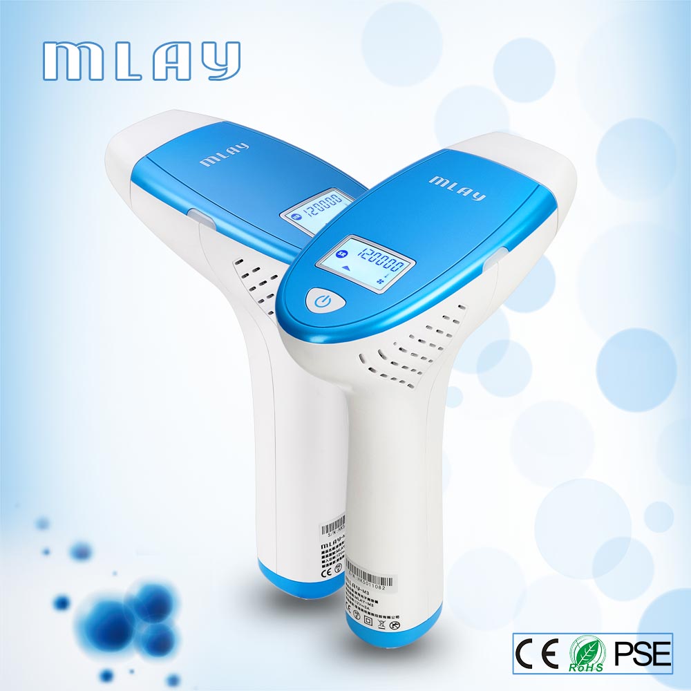 Mlay Portable home use skin rejuvenation ipl laser hair removal machine with hair removal lamp 300000 shots for Free Shipping 16