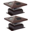 Westinghouse Pagoda II Solar LED Post Cap Light for 4 x 4 Wood Posts