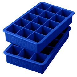 Tovolo Perfect Cube Ice Mold Trays, Sturdy Silicone, Fade Resistant
