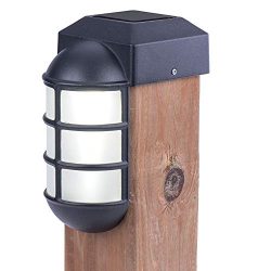 Sterno Home Paradise Solar Cast LED Post Cap Light for 4x4 Posts