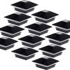 GreenLighting (12 Pack) Low Profile LED Solar Post Cap Lights