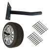Wheel Hangers Set - Wall Mount Tire Rack Alternative