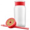 Ello Kella Glass Tumbler with Straw | 20 oz| Coral
