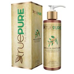 TruePure Argan Oil Conditioner (8 oz.) Deep Conditioner, Natural Hair Treatment