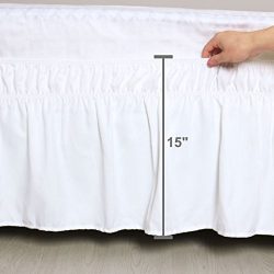 PiccoCasa PiccoCasa Detachable Bed Skirt