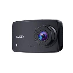 AUKEY Dash Cam, 1080p Dash Camera for Cars with 6-Lane Lens